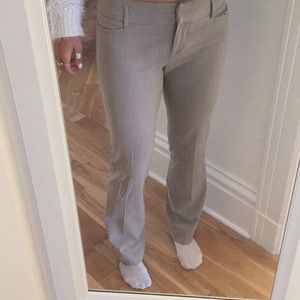 luxe cream work slacks